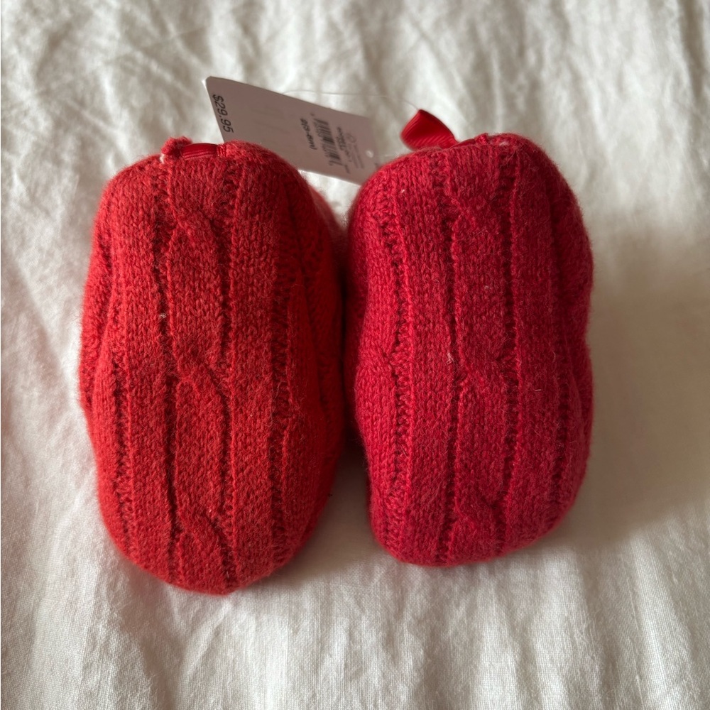 Gap Baby Booties and Slippers in Red, Black, and Cream - Picture 3 of 6